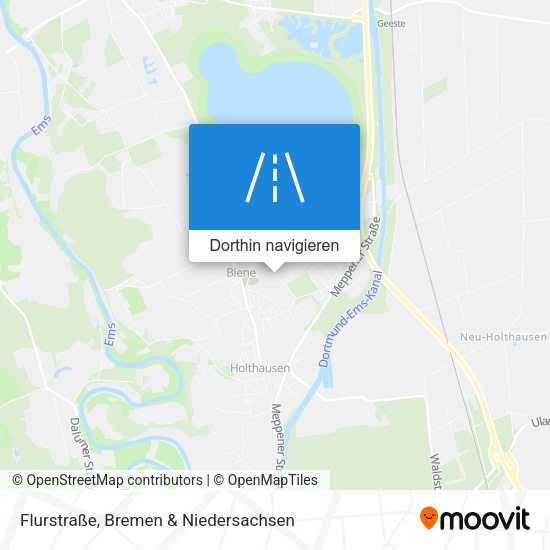 Flurstraße Karte