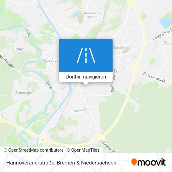 Hannoveranerstraße Karte
