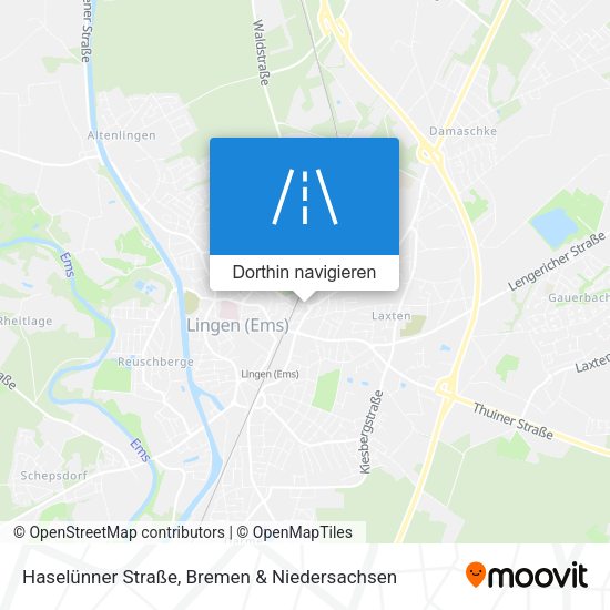 Haselünner Straße Karte