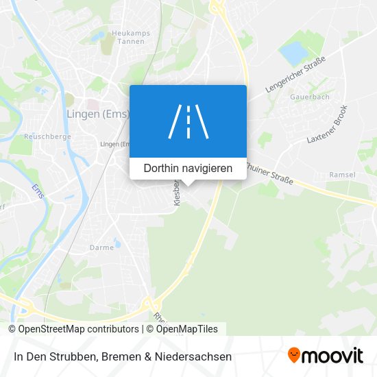 In Den Strubben Karte