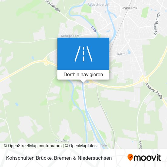 Kohschulten Brücke Karte