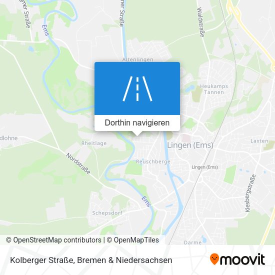 Kolberger Straße Karte