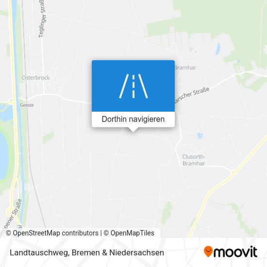 Landtauschweg Karte