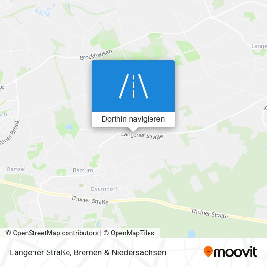 Langener Straße Karte