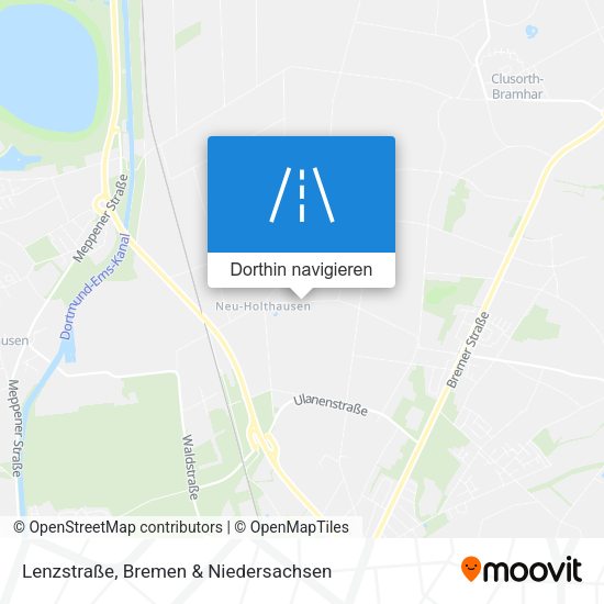 Lenzstraße Karte