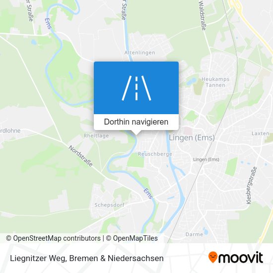 Liegnitzer Weg Karte