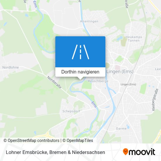 Lohner Emsbrücke Karte