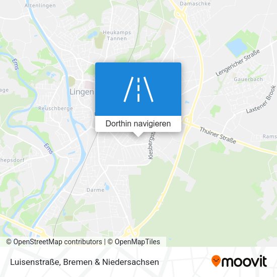 Luisenstraße Karte