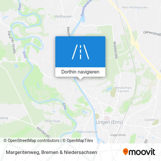 Margeritenweg Karte