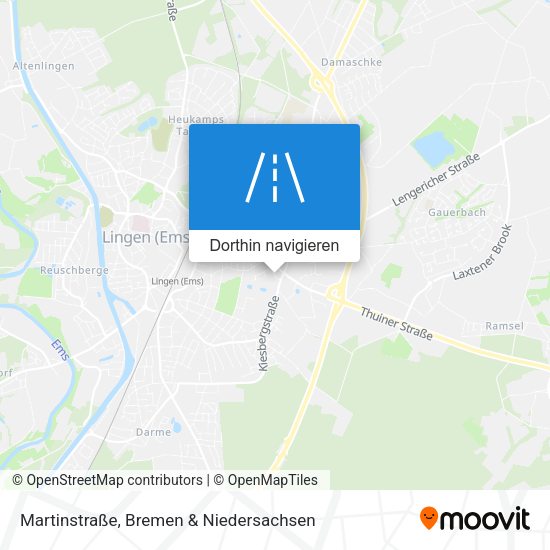 Martinstraße Karte