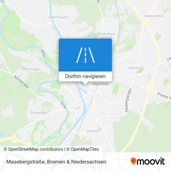 Masebergstraße Karte