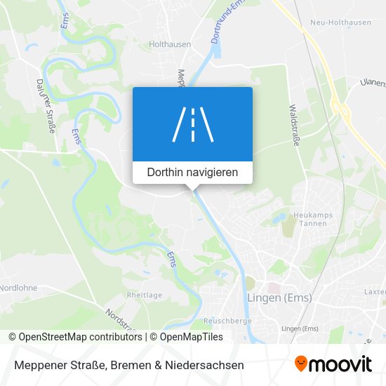Meppener Straße Karte