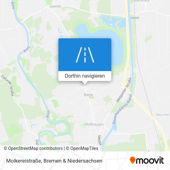 Molkereistraße Karte