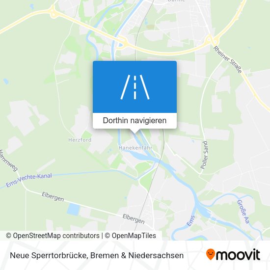 Neue Sperrtorbrücke Karte