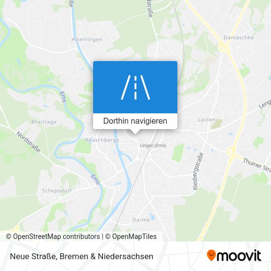 Neue Straße Karte