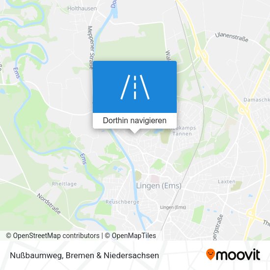 Nußbaumweg Karte