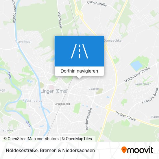 Nöldekestraße Karte