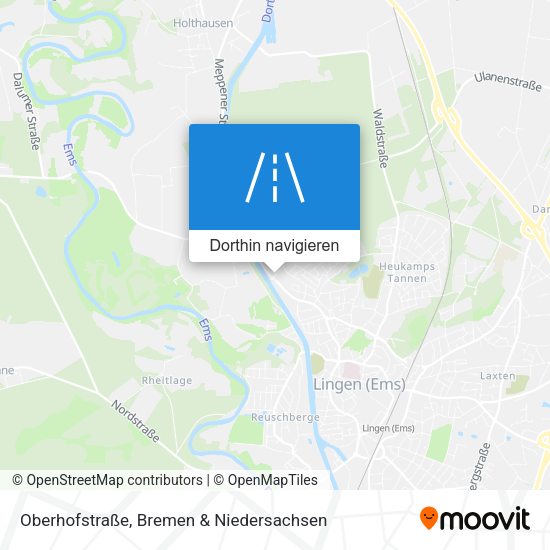 Oberhofstraße Karte