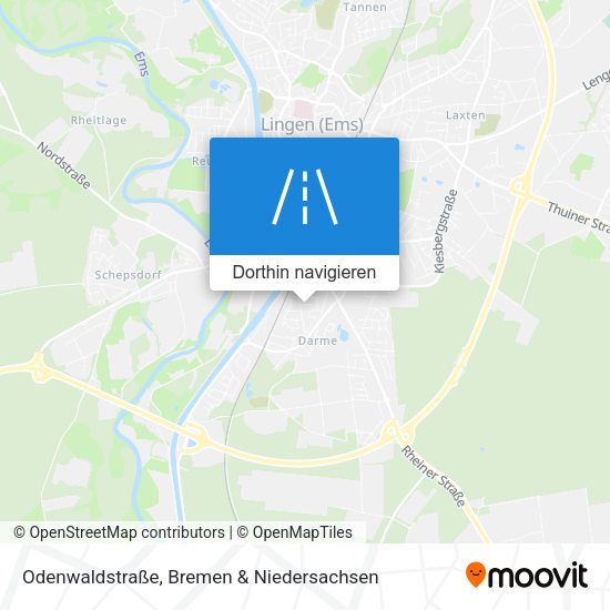 Odenwaldstraße Karte