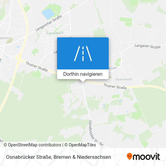 Osnabrücker Straße Karte