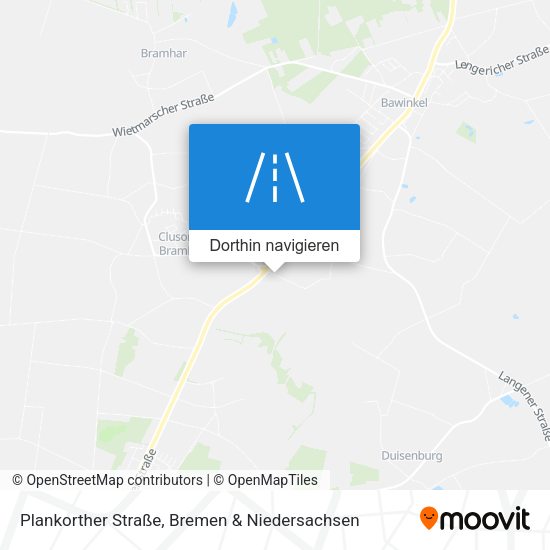 Plankorther Straße Karte