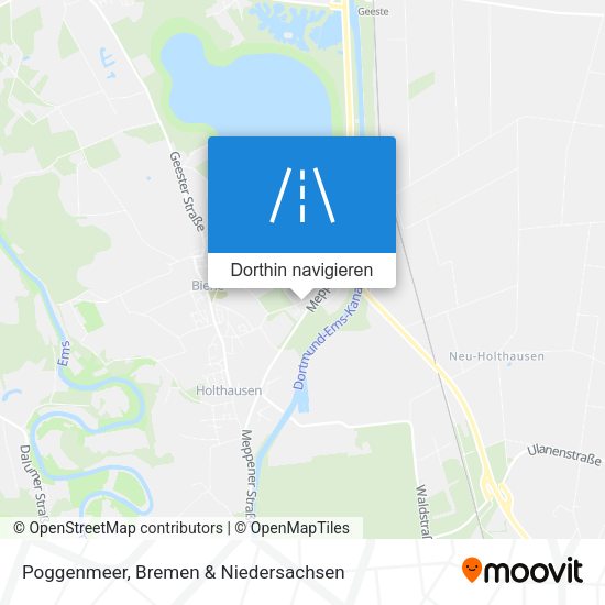 Poggenmeer Karte