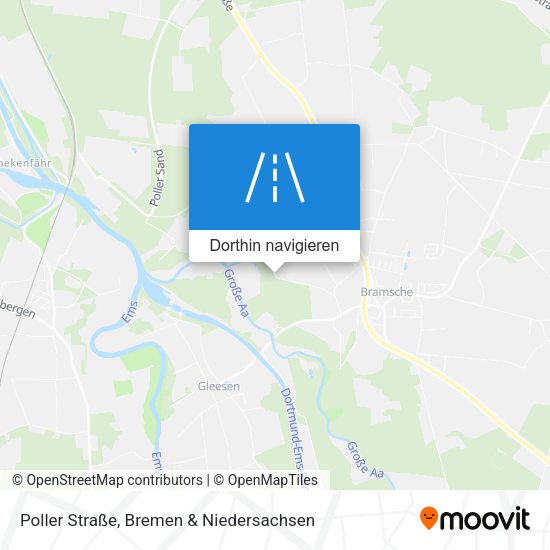 Poller Straße Karte