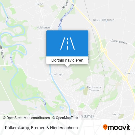 Pölkerskamp Karte
