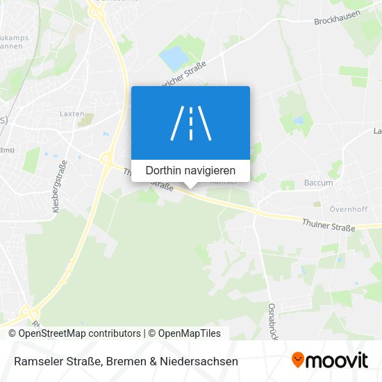 Ramseler Straße Karte