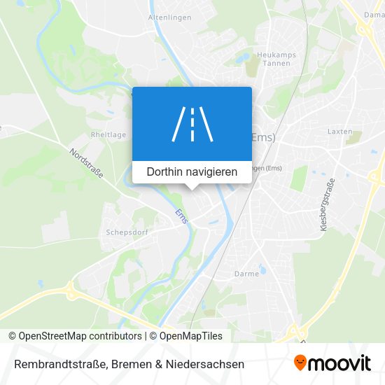 Rembrandtstraße Karte