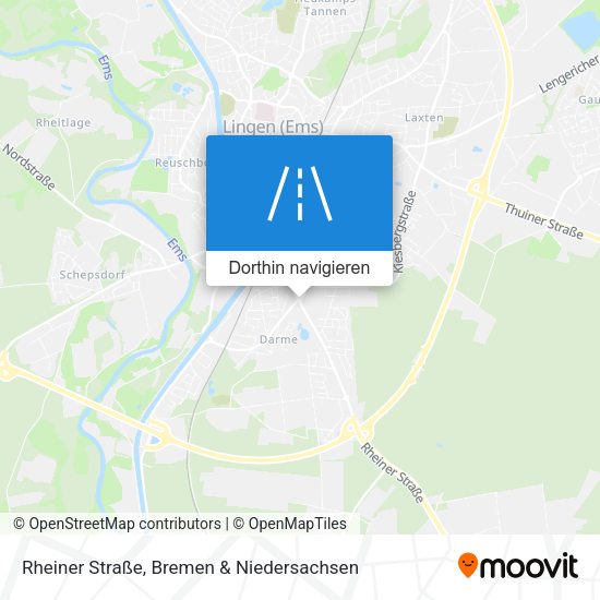 Rheiner Straße Karte