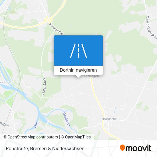 Rohstraße Karte