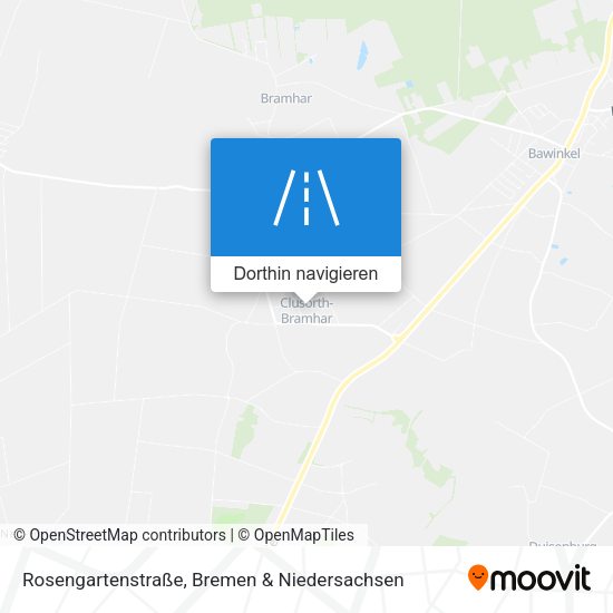 Rosengartenstraße Karte