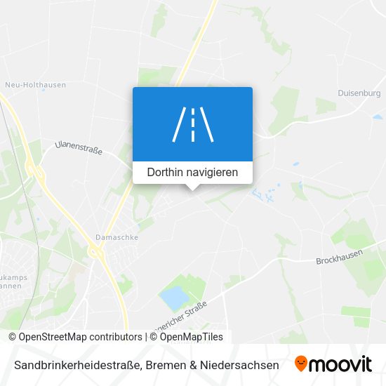 Sandbrinkerheidestraße Karte