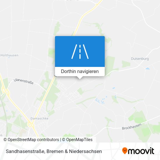 Sandhasenstraße Karte