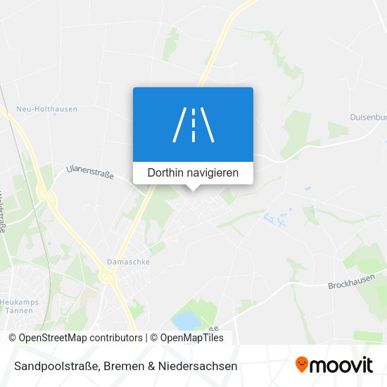 Sandpoolstraße Karte