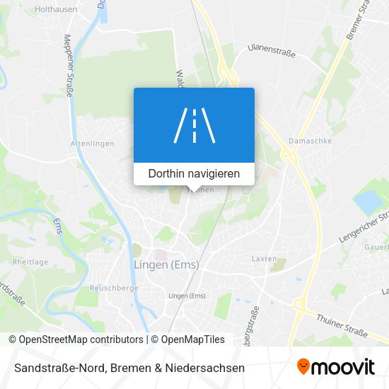 Sandstraße-Nord Karte