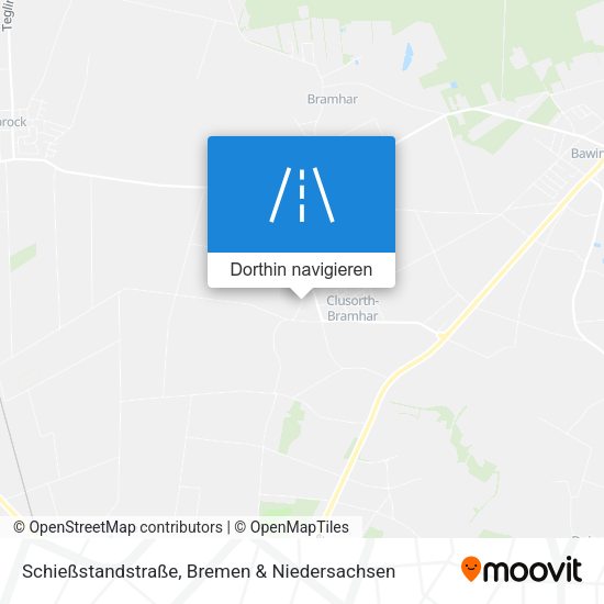 Schießstandstraße Karte
