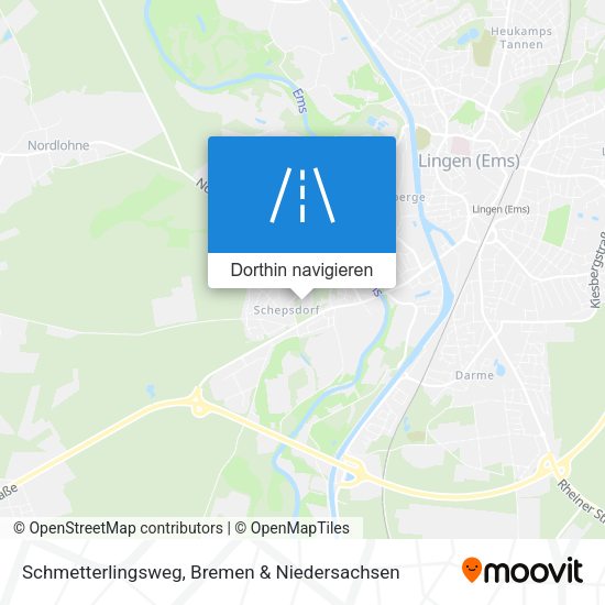 Schmetterlingsweg Karte