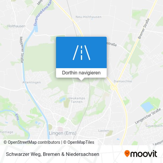 Schwarzer Weg Karte