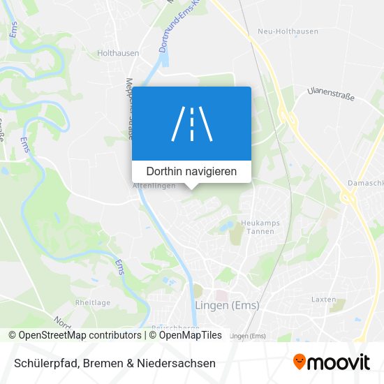 Schülerpfad Karte
