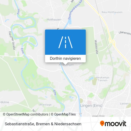 Sebastianstraße Karte