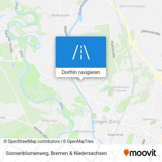 Sonnenblumenweg Karte
