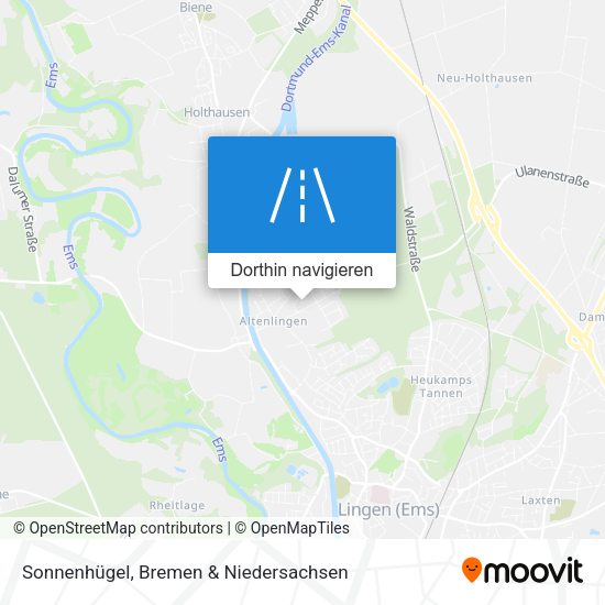 Sonnenhügel Karte