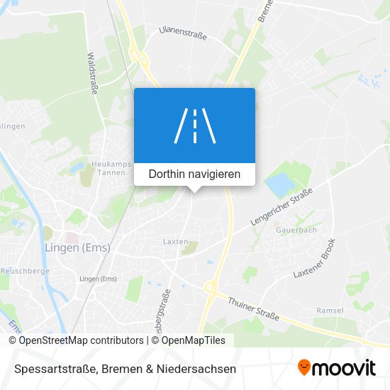 Spessartstraße Karte