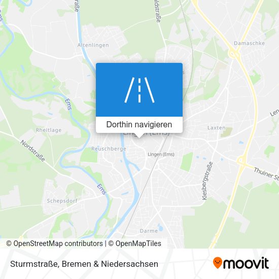 Sturmstraße Karte