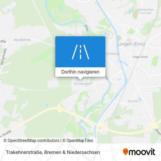 Trakehnerstraße Karte