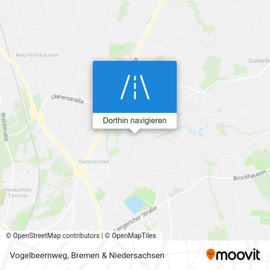 Vogelbeernweg Karte