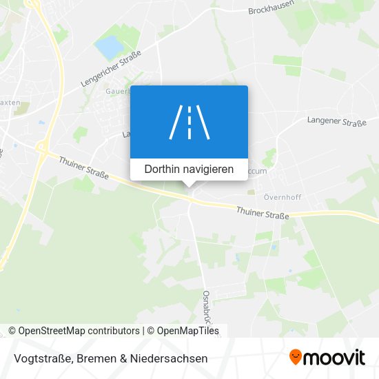 Vogtstraße Karte
