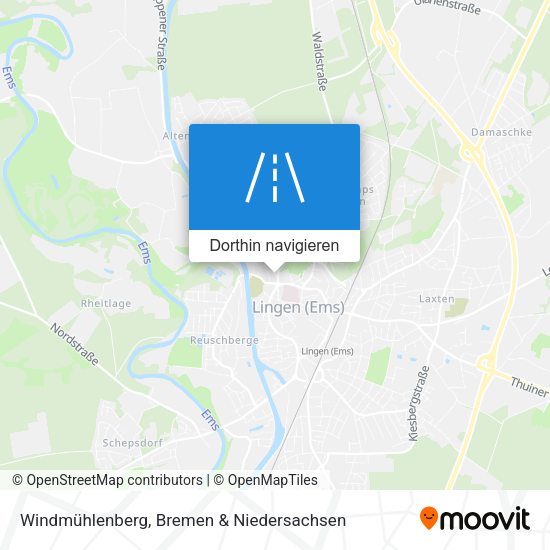 Windmühlenberg Karte